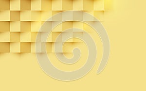 Abstract gold squares repeating background