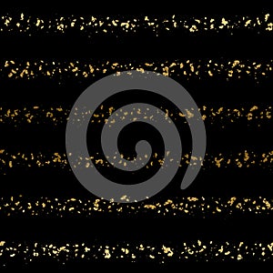 Abstract gold texture seamless pattern. Striped curve shape simple background.