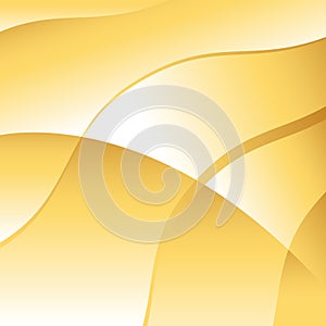 Abstract Gold Wave Background Vector