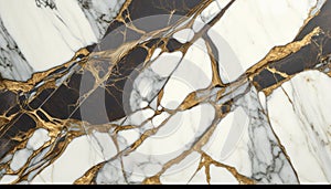 abstract gold and white marble stone texture