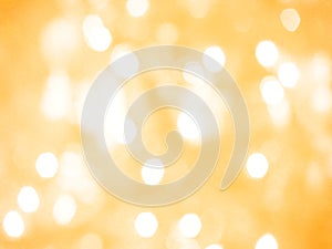 Abstract golden background with bokeh lights, christmas lights background