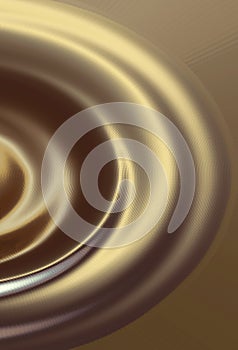 Abstract golden background, swirl. Vertical illustration