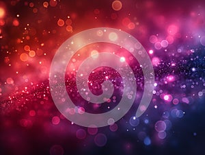 Abstract Golden Bokeh background with shining defocus sparkles. Bokeh loop background