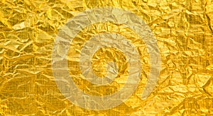 Abstract golden foil background