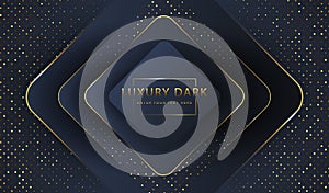Abstract golden luxury elegant dark website banner template background image