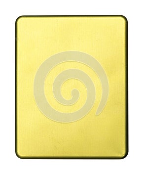 Abstract golden piece