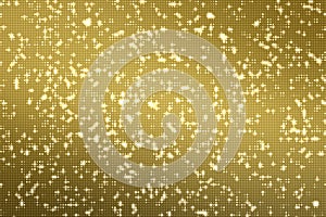 Abstract golden reflectors dot glitter and sparkles seamless loo