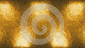 Abstract golden royal reflectors glitter and sparkles seamless loop metallic effect background