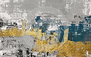 Abstract golden textured background. Art creative poster, wall art, rug, card, website, print, wallpaper. photo