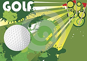 Abstract golf background