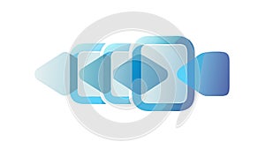 Abstract Gradient Arrow Flow Design, vector design Generative AI