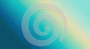 Abstract Gradient Background in Blue, Teal, and Yellow, Modern Design