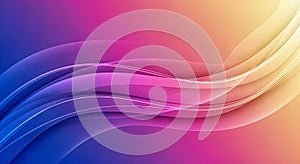 Abstract Colorful Wavy Background