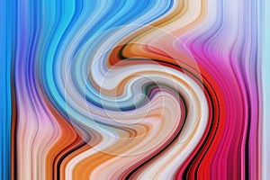 Abstract gradient background of multicolored lines