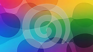 Abstract Gradient Background with Overlapping Circles