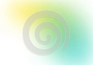 Abstract gradient background pattern of soft yellow green and blue hues in geometric mosaic style