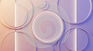 Abstract gradient background with soft circular forms and subtle lighting