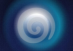 Abstract gradient blue circle halftone decoraitve template design. Overlapping for cover background