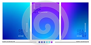 Abstract gradient blue purple background design template, applicable website banner, poster sign corporate, billboard, header