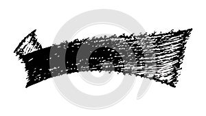 Abstract Gradient Brush Stroke, Artistic Textured Element, vector design Generative AI