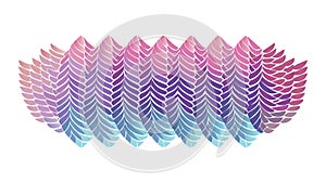 Abstract Gradient Chevron Pattern, Dynamic Geometric Texture Vector, vector design Generative AI