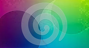 Vibrant Digital Gradient Background with Overlapping Translucent Circles