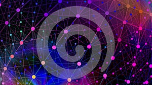 Abstract gradient 3d wireframe background 3d rendering