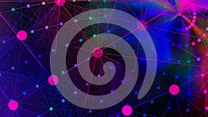 Abstract gradient 3d wireframe background 3d rendering