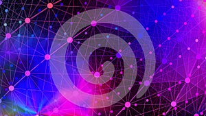 Abstract gradient 3d wireframe background 3d rendering