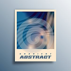 Abstract gradient design for flyers, posters, brochure covers, background, wallpaper, typography, or other printing