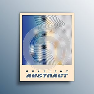 Abstract gradient design for flyers, posters, brochure covers, background, wallpaper, typography, or other printing