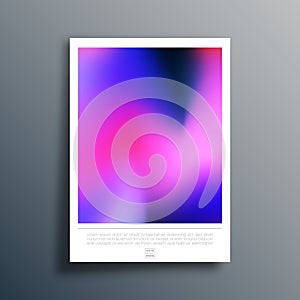 Abstract Gradient Design for posters, flyers, brochure covers, or other printing products.