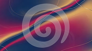 Abstract Gradient Flow of Deep Blue Pink and Yellow with Thin White Lines background