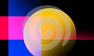 abstract gradient geometric background. dynamic shapes layout composition design