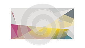 Abstract Gradient Geometric Block Composition Vector, vector design Generative AI