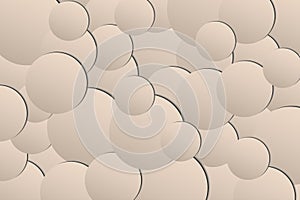 Abstract gradient golden color of circles background