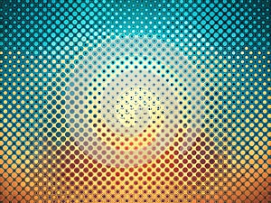 Gradient Halftone Pattern with Small Dots