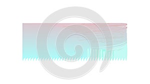 Abstract Gradient Horizontal Stripe Pattern Digital Texture, vector design Generative AI