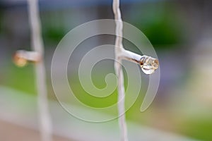 Abstract gradient light bulb blurred background