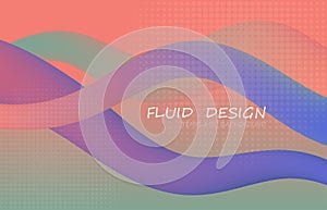 Abstract gradient lines pattern decorative artwork with halftone. Overlapping with stripe line futuristic background. Illustration