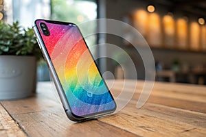 Abstract gradient noise effect background