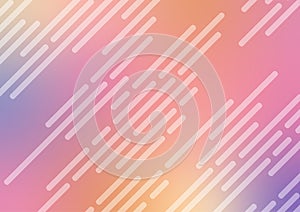 Abstract gradient pastel line modern style background