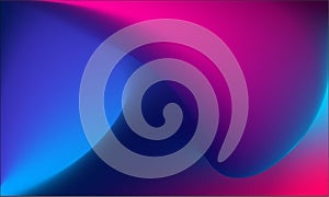 Abstract gradient pinky blue waves is smiling