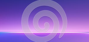 Abstract gradient podium background. Violet, purple and lilac empty 3d studio