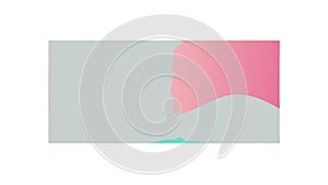 Abstract Gradient Rectangle Vector Graphic Design Element, vector design Generative AI