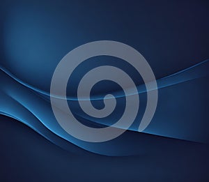 Abstract gradient smooth Blue background image by AI