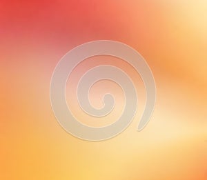 Abstract gradient smooth light yellow to light Orange to light red background image