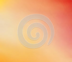 Abstract gradient smooth light yellow to light Orange to light red background image