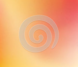 Abstract gradient smooth light yellow to light Orange to light red background image