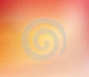 Abstract gradient smooth light yellow to light Orange to light red background image